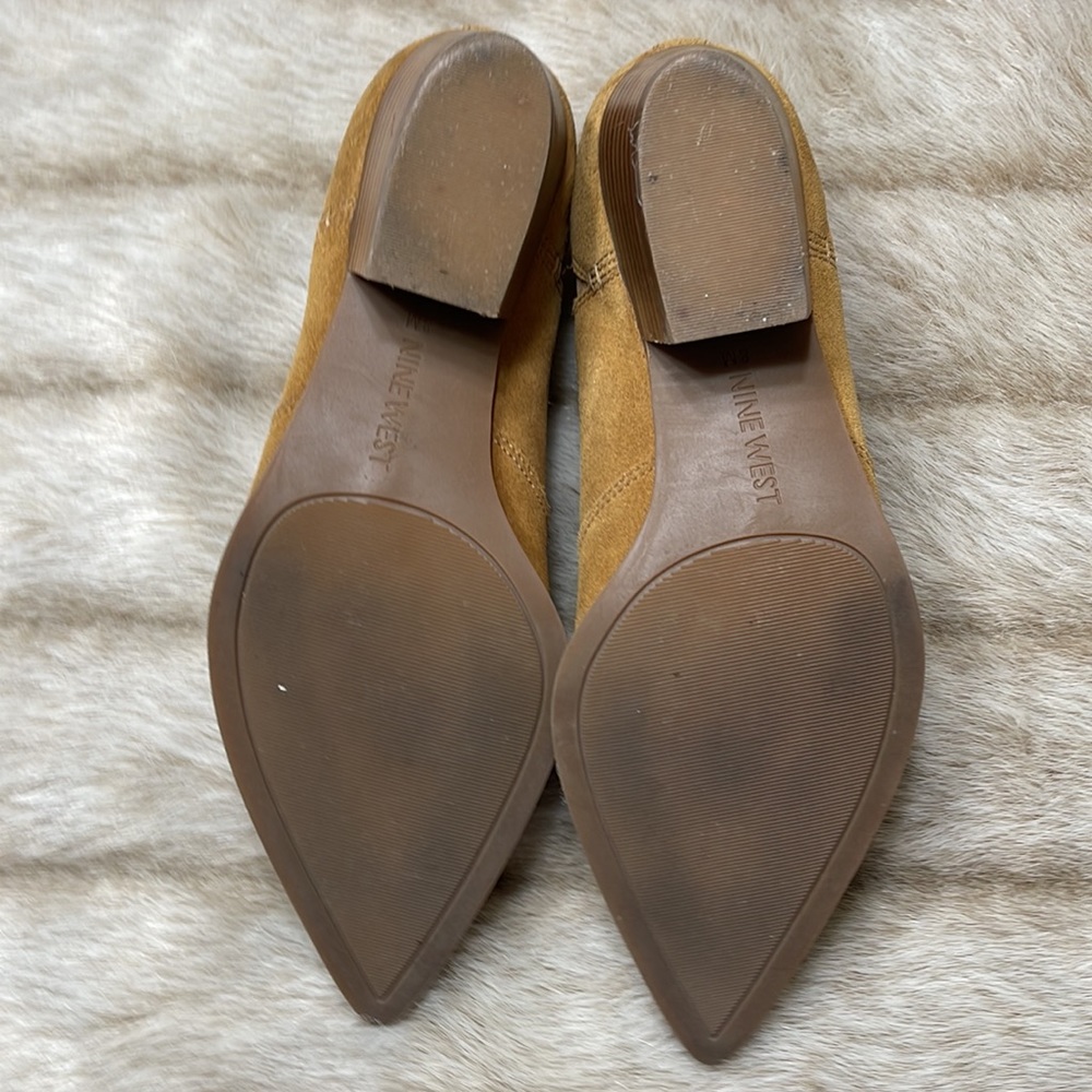 Nine West Booties Camel Color Size 8 - image 5